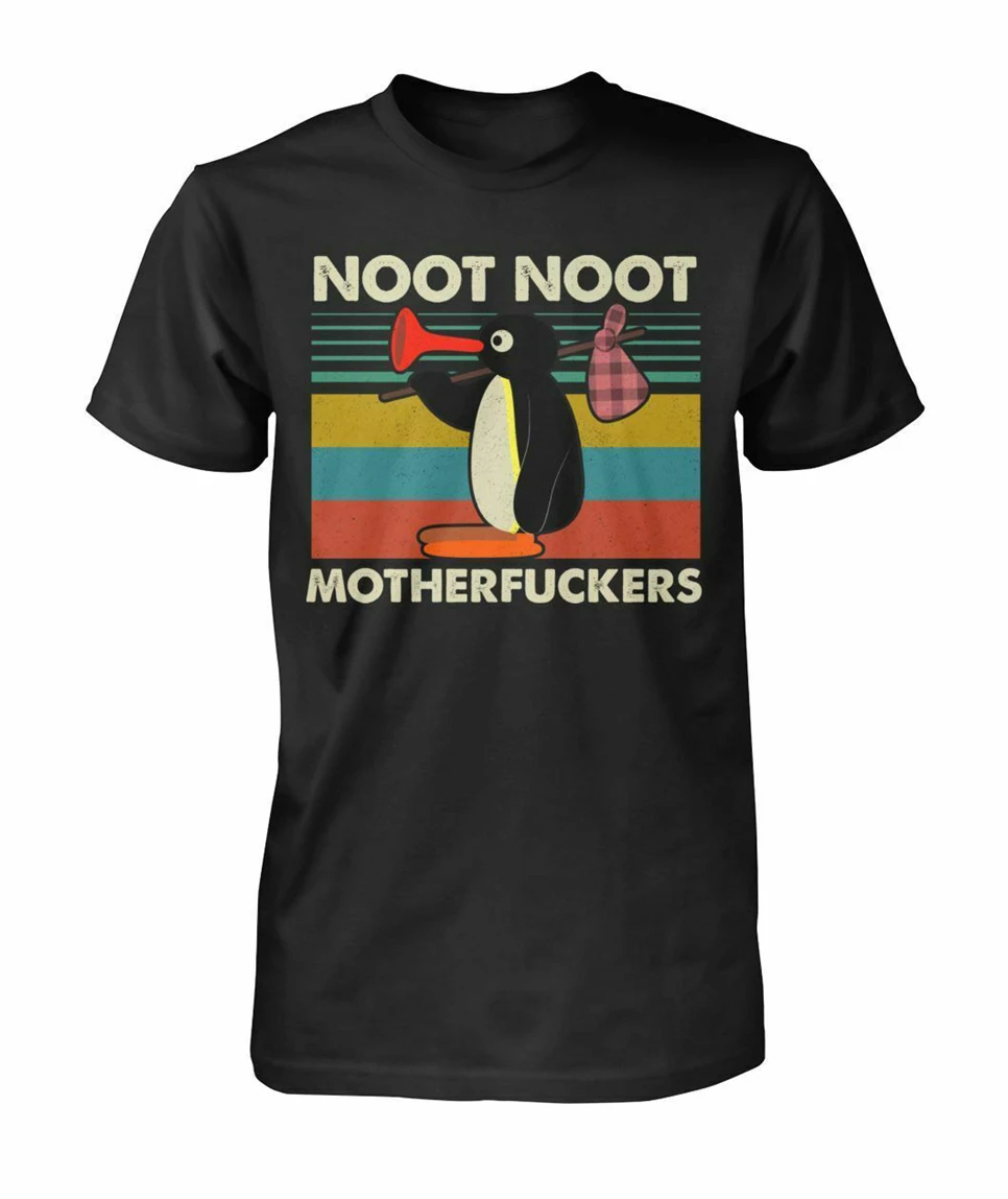 Penguin Noot Motherfvkers винтажная Мужская футболка из хлопка S-3XL большого размера | одежда