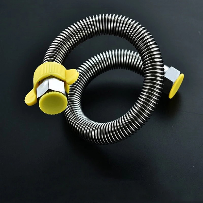 

304 Stainless Steel Basin&Toilet Water Pipe Bellows Tube Plumbing Hot&Cold Hose Bathroom Heater Connector Corrugated Pipes