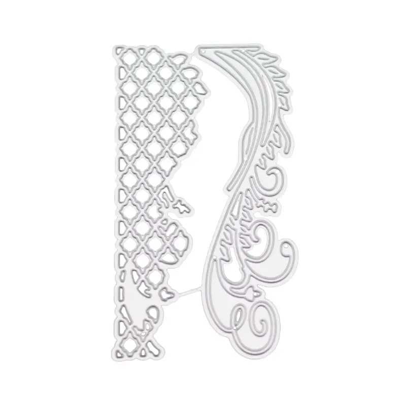 N80B цветок фон металлический Трафаретный вырубной штамп трафарет для