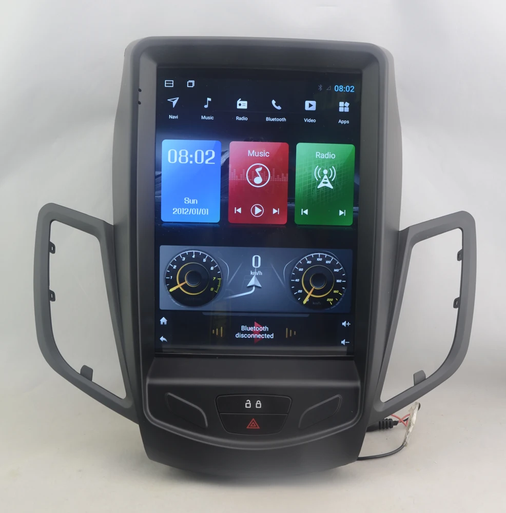 9.7&quot tesla vertical screen Octa core Android 10 Car GPS radio Navigation for Ford Fiesta 2009-2017 | Автомобили и мотоциклы