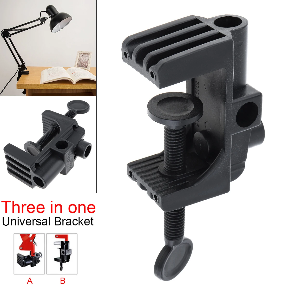 

Bracket Clamp Accessories DIY Fixed Clip Fittings Screw Light Mounting Camera Holder for Broadcast Microphone Desk Lamp