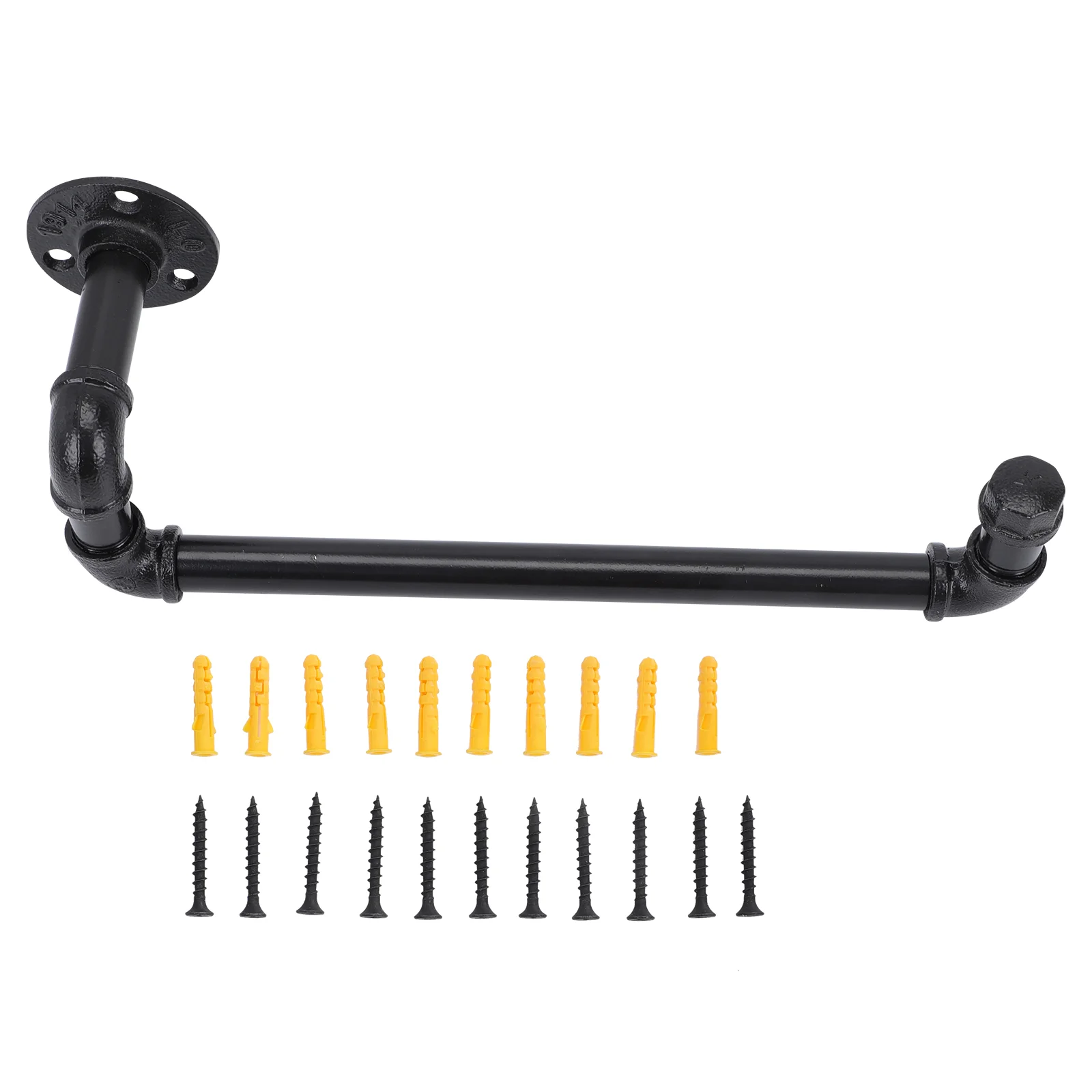 

Industrial Pipe Towel Bar Heavy Duty Rustic Style Towel Rack for Bathroom