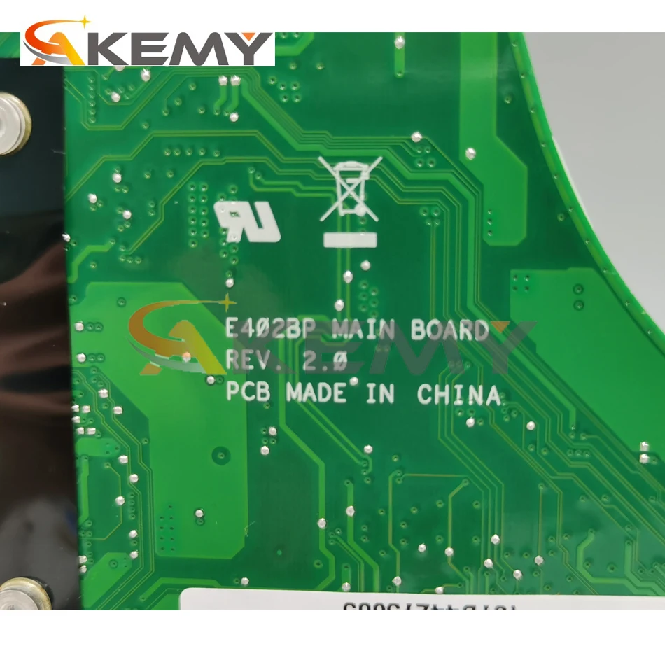 Материнская плата для ноутбука 60NB0E40-MB1600 ASUS E402 E402B E402BP E402BA с процессором A9-9420 8G-RAM 100%