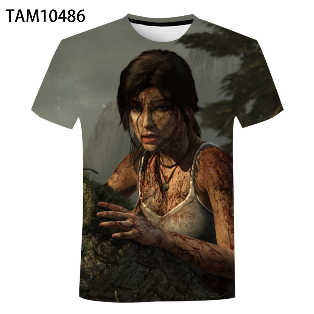 Футболка мужская и женская с 3D-принтом гробница | Мужская одежда