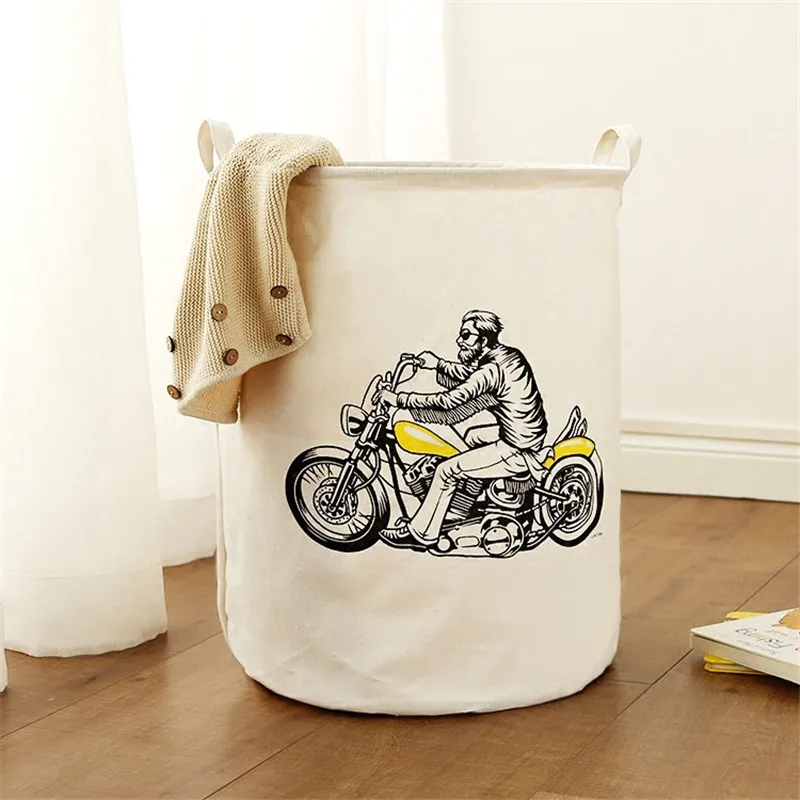 Очень большая корзина для хранения белья большой складной тканевый