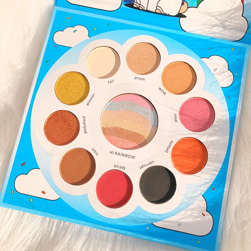 Палитра теней для век CE054 16 цветов матовые блестящие мерцающие тени Набор макияжа
