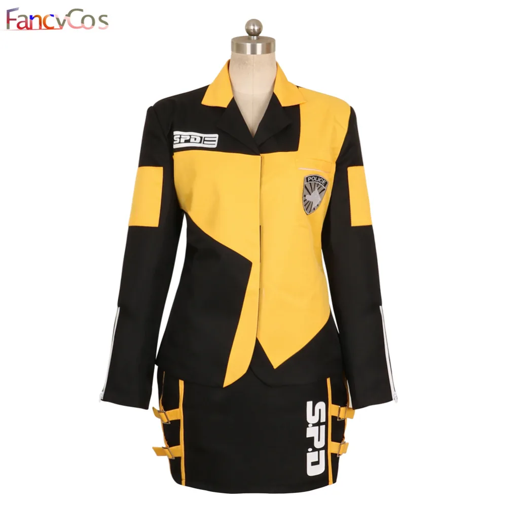 

Костюм для косплея на Хэллоуин Tokusou Sentai Dekaranger Deka желтая Марика Реймон Жасмин платье аниме японский