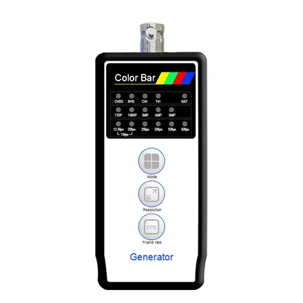 

Генератор цветных баров CCTV teser 4MP CVI/5MP TVI/ 5MP AHD + CVBS выход Поддержка PAL/NTSC Выход и обнаружение кабеля/линии