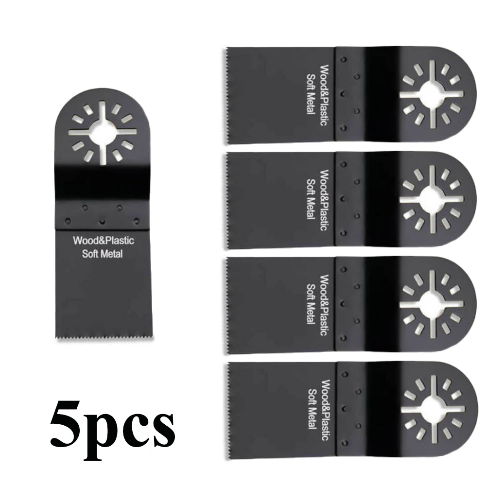 5PCS 1-3 / 8inch Oscillating Multi Tool Saw Cutters for Wood Soft Metal Cutting Blades Power Tools |