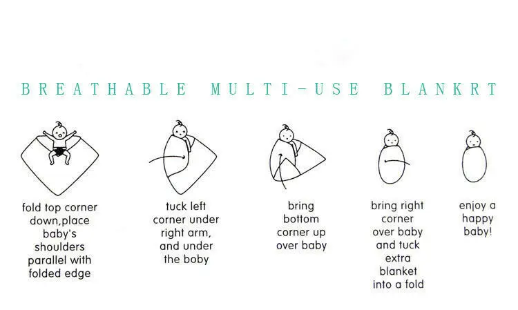 Пеленальное Одеяло для новорожденных девочек и мальчиков Детские спальные