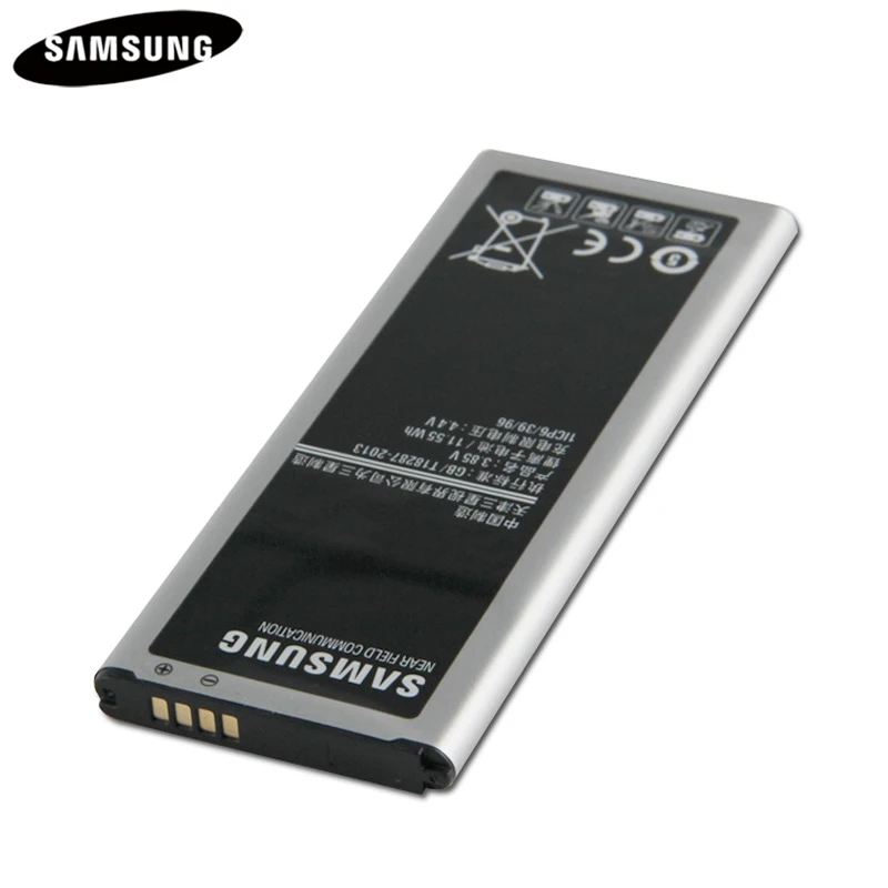 Аккумулятор EB-BN916BBC EB-BN916BBE для samsung GALAXY NOTE4 N9100 N9108V N9106W Note 4 подлинный сменный аккумулятор 3000 мАч