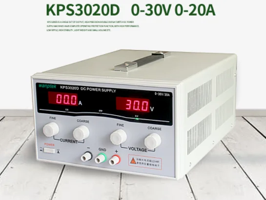 

High Precision Adjustable Digital 30V/20A for Scientific Research Laboratory Switch DC Power Supply
