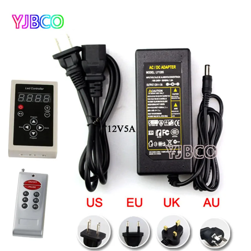 5M LPD6803 Dream color 150 светодиодный s IP30/IP65/IP67 Светодиодный 5050 RGB Car Ligh Strip t + 133 Change RF Controller