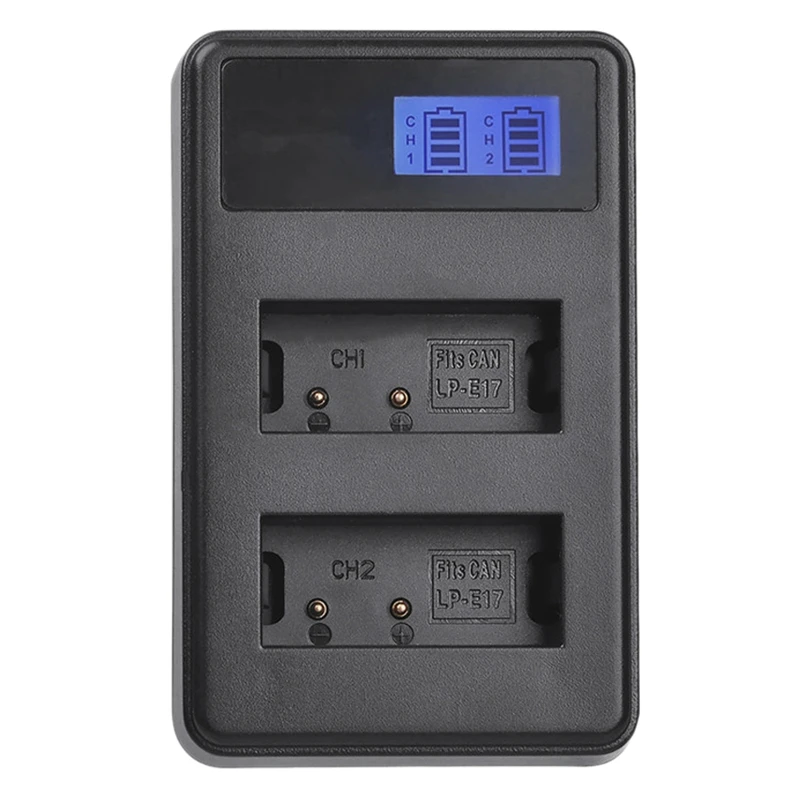 Батарея ЖК дисплей стены Зарядное устройство для Canon LP E17 LC и однообъективной