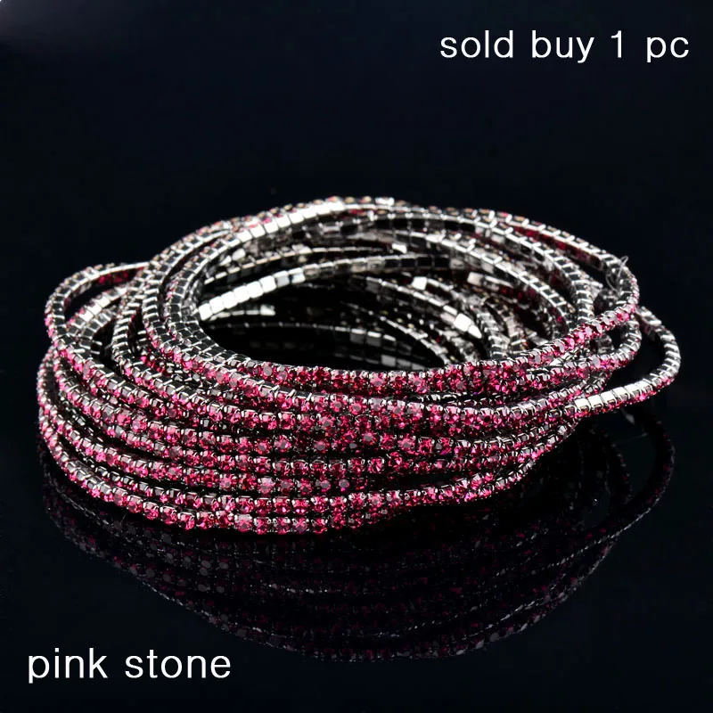 

SINLEERY Bohemian Multicolor Small Beads Bangle For Women Blue Red Pink Green Color Beautiful Bracelet Fashion Jewelry SL304 SSK