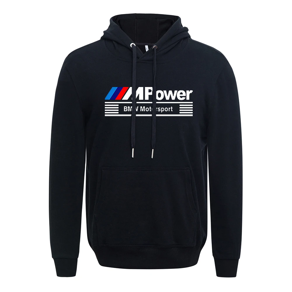 

Fashion BMW Mens Hoodie Winter New Sports Men’s Clothing High Quality Pure Cotton Terry Top Brand Hooded Clothing