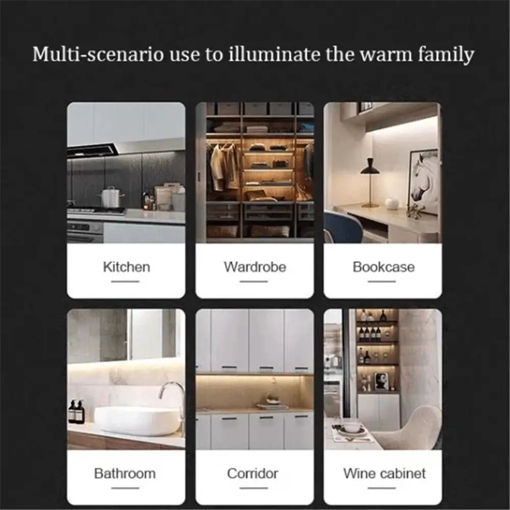 

Motion Sensor Night Light Potable 6 LED Closet Lights Battery Powered Wireless Cabinet IR Infrared Motion Detector Wall Lamp CD