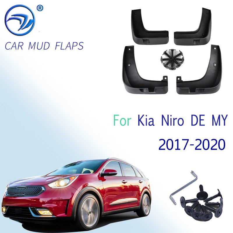 Брызговики для Kia Niro DE MY 2017 2018 2019 2020 4 шт.|Грязезащита| |