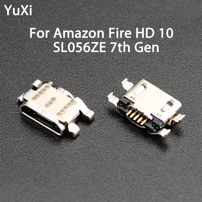 USB коннектор YuXi Micro 5Pin с разъемом для зарядки Amazon Fire HD 10 SL056ZE 7 го