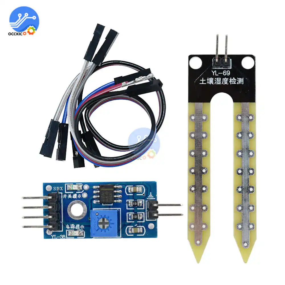 Модуль обнаружения почвы с гигрометром датчик влажности зонды для Arduino 3 V 5 Development