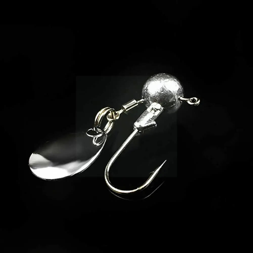 

Fishing Round Shape Ball Jig Hooks 2g 4g High Rotation Weight Hooks Carbon Outdoor Spoons With Jig Steel Ring Fish N6e7