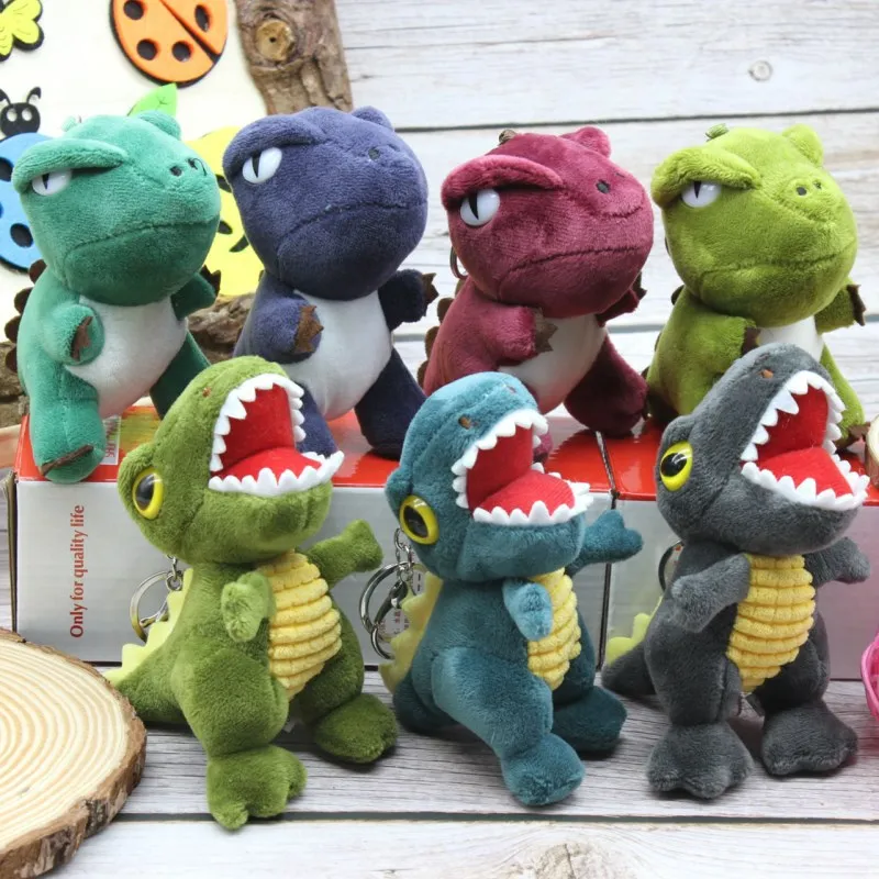 15 см Имитация Динозавра плюшевая игрушка мягкая мультяшная тираннозавр кукла