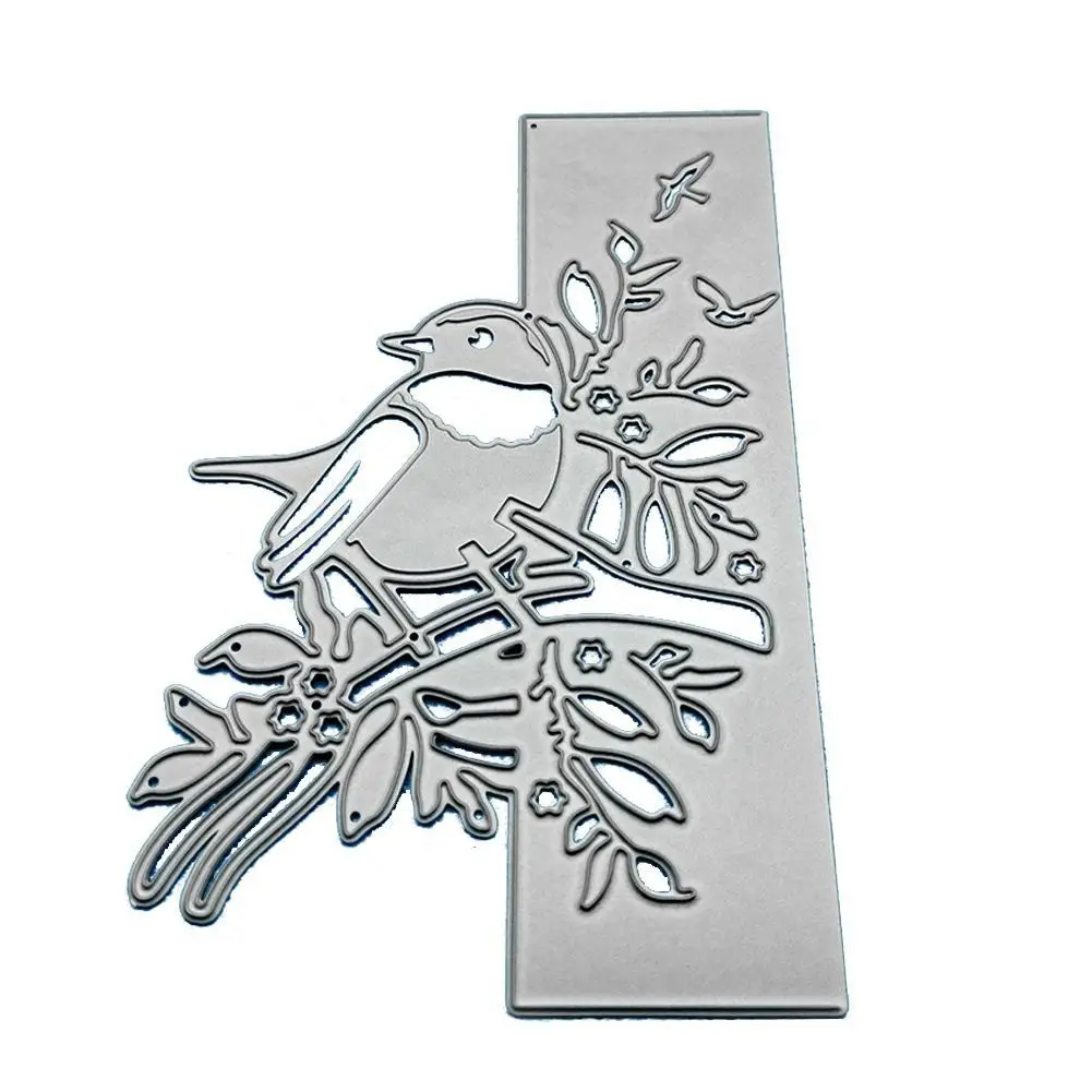 

Bird On Branch Metal Cutting Dies Cut Die Mold Scrapbook Paper Craft Knife Mould Blade Punch Stencils Dies