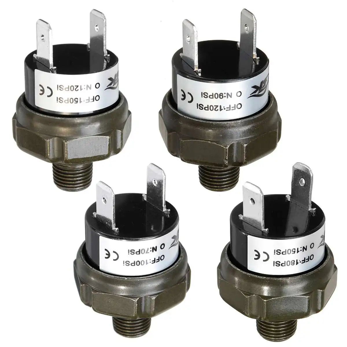 Переходник для соединителя 1/8-1/4 дюйма 1 комплект реле давления в баке воздушного