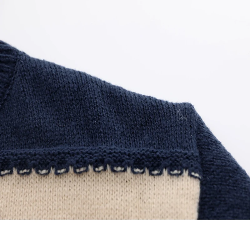 Женский вязаный кардиган в полоску модный шерстяной свитер с длинным рукавом и