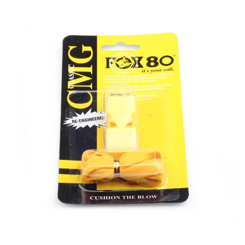 FOX40 FOX80 свисток Без Седла пластиковый Стандартный для баскетбола хоккея бейсбола