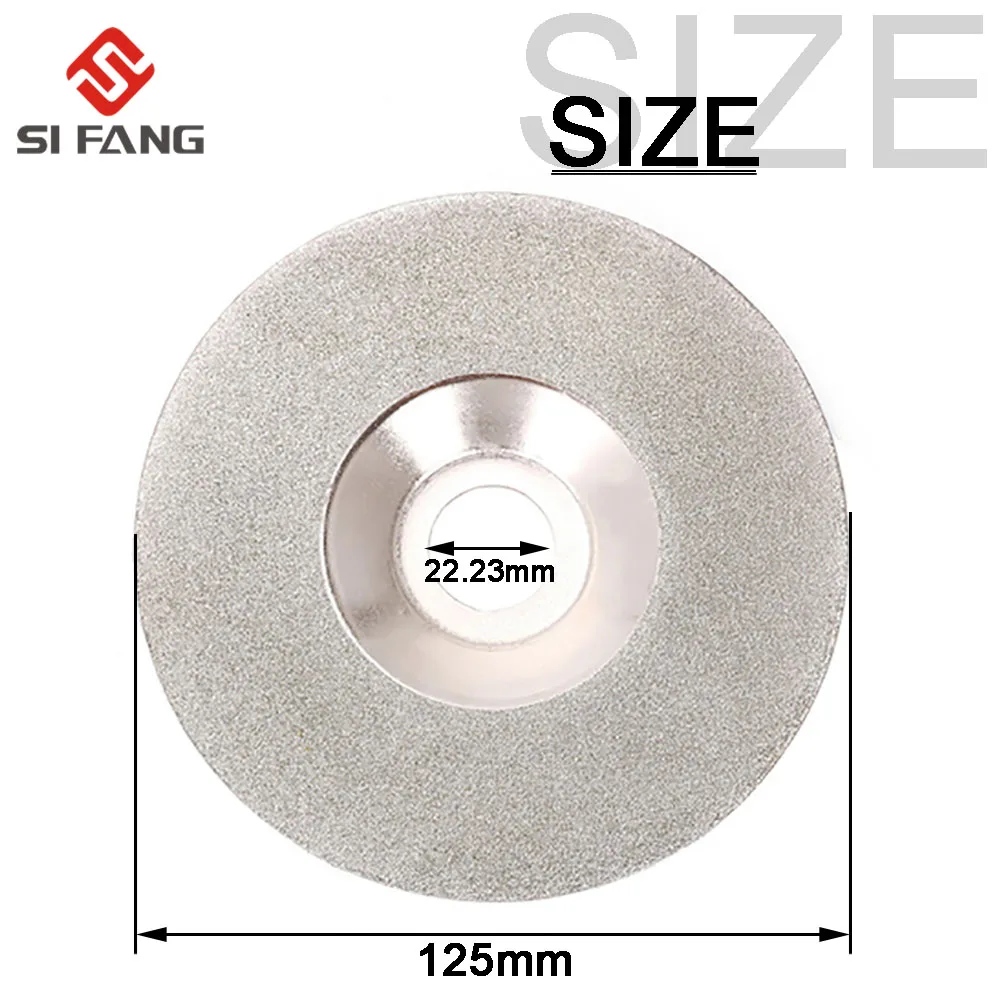 5 "125mm Galvani Diamant Trennscheibe Schleifen Rad Schüssel Form Sägeblätter Für Winkel Grinder Werkzeug Hohe Qualität 1pc – Detail 2