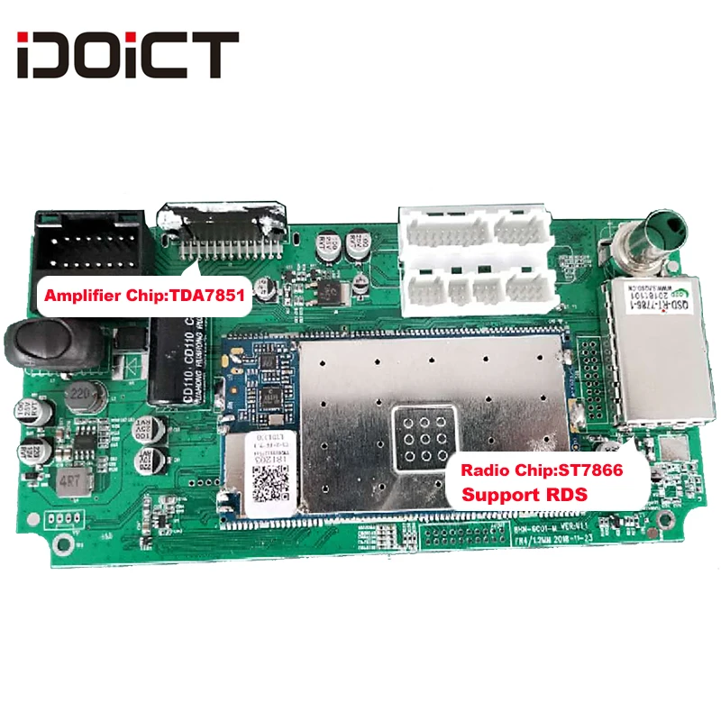IDOICT Android 8 1 IPS 2G + 32G 8-ядерный автомобильный DVD-плеер GPS-навигация Мультимедиа для KIA