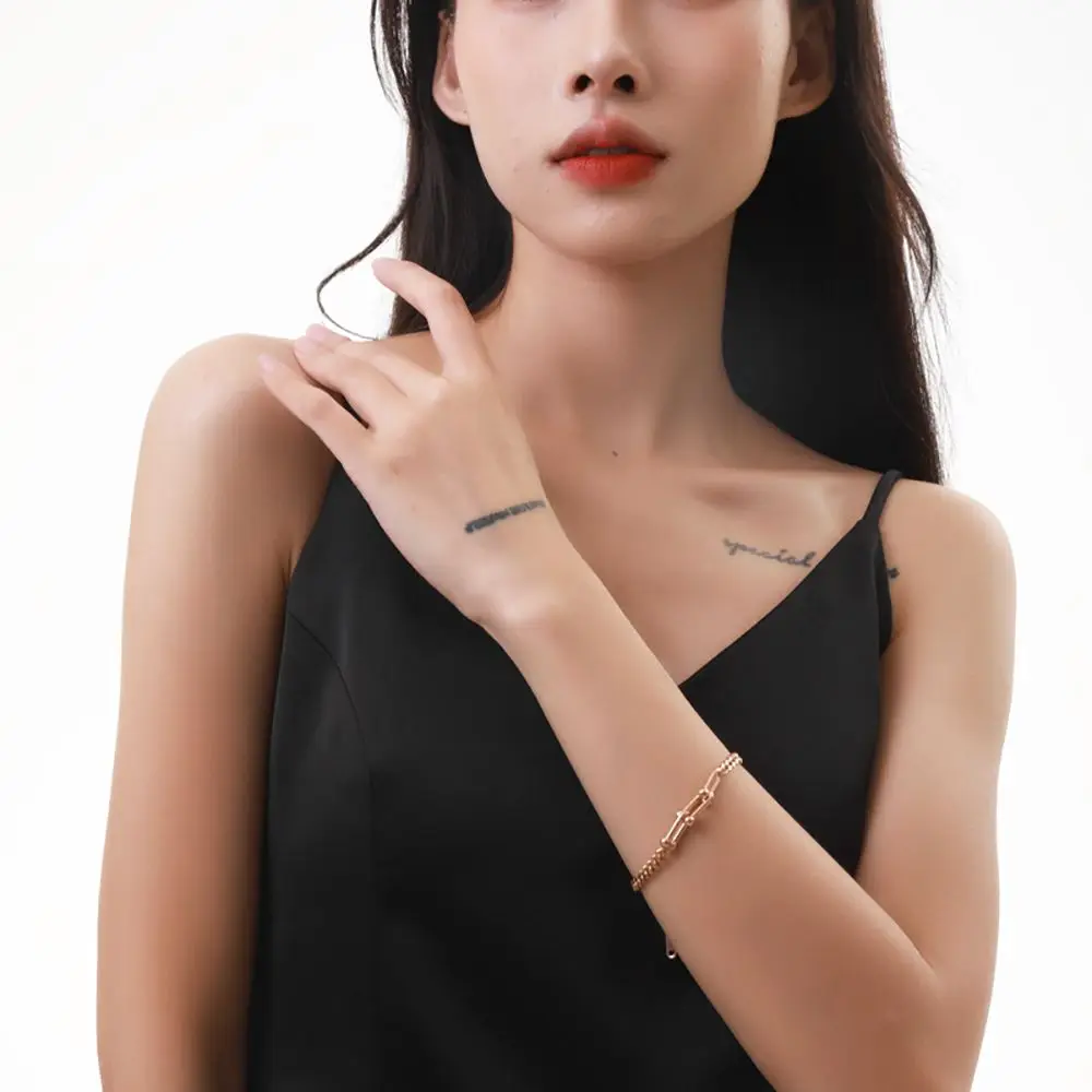 

Стальной браслет в стиле хип-хоп