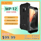 Оригинальный OUKITEL WP12, 4 Гб + 32 ГБ, Android 11 IP68 Водонепроницаемый прочный смартфон 5,5 ''HD + Дисплей Helio A22 NFC 4000 мАч мобильный телефон