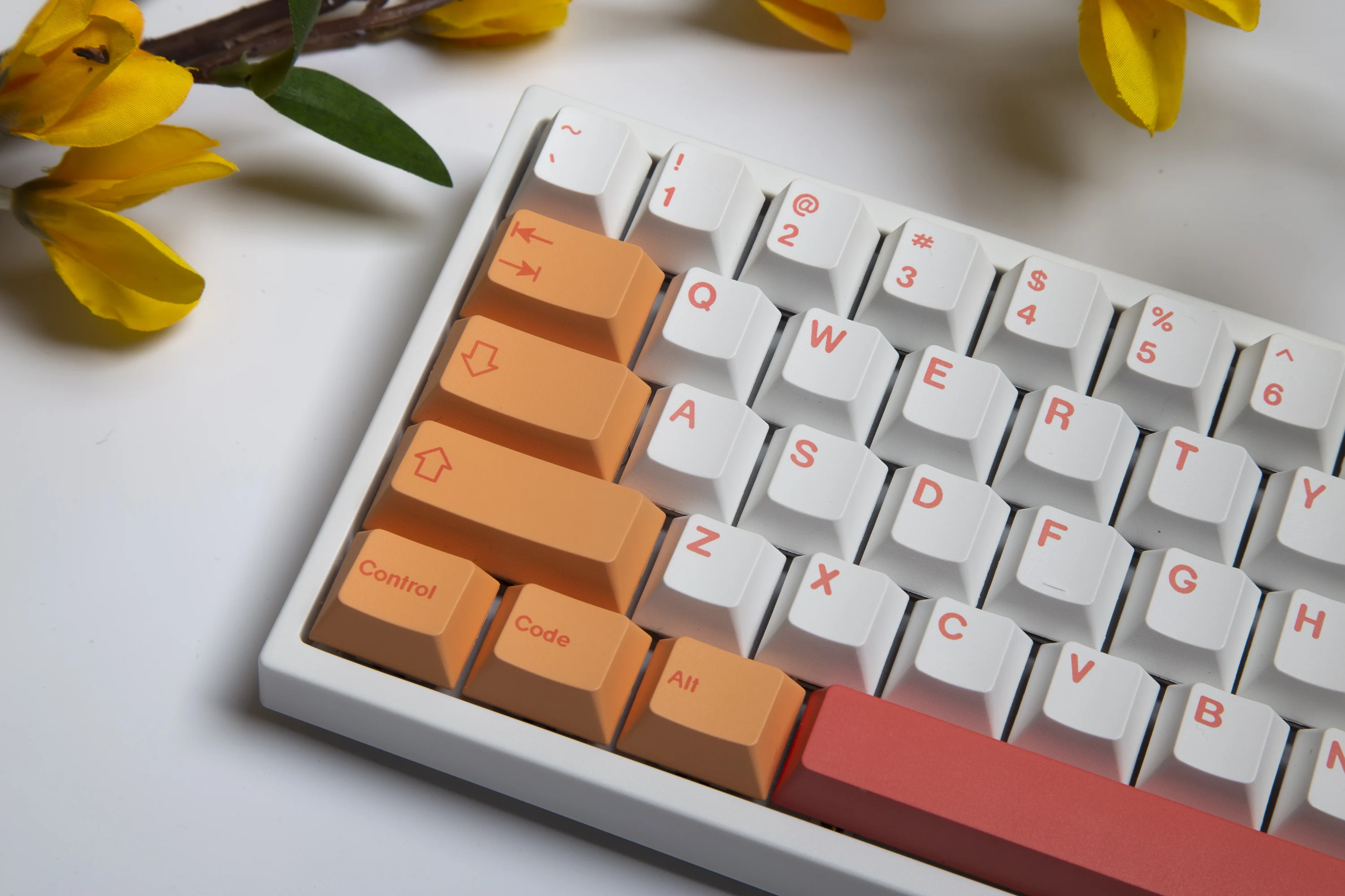 

Клавиши GMK Peach PBT, время восстановления 141 клавиш, оригинальная механическая клавиатура QX2 mould с высотой