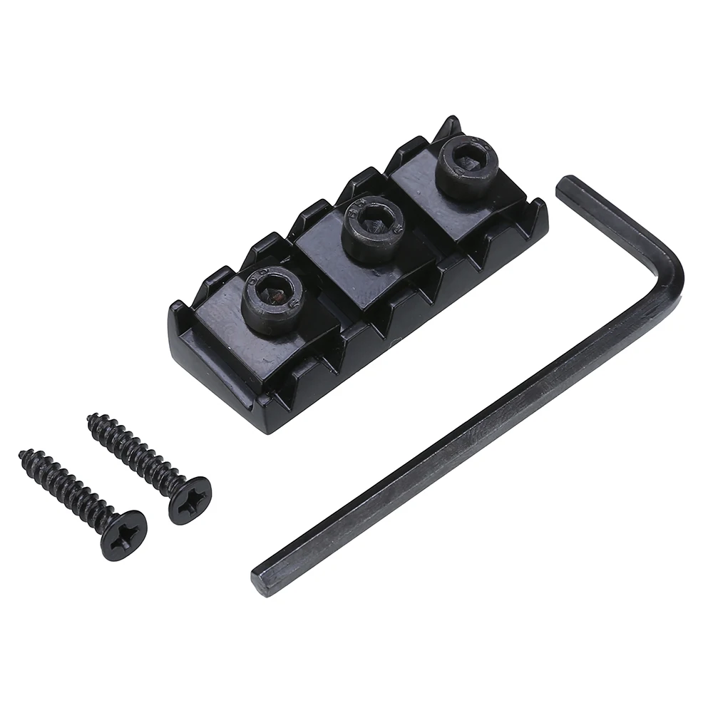 durable 42mm metall elektrische gitarre locking mutter string schloss mit allen wrench hohe quanlity gitarre teile zubehör free global shipping