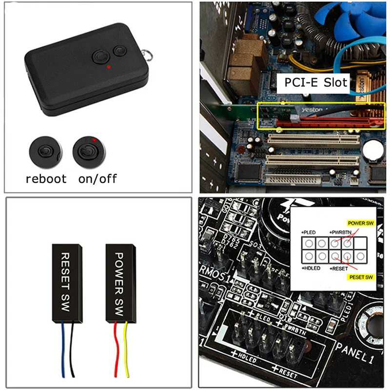 Многофункциональный 10/100/1000 Мбит/с PCI-E PCI Express RJ45 гигабитный сетевой карты с дистанционным управлением, чтобы включить/Off Настольный ПК