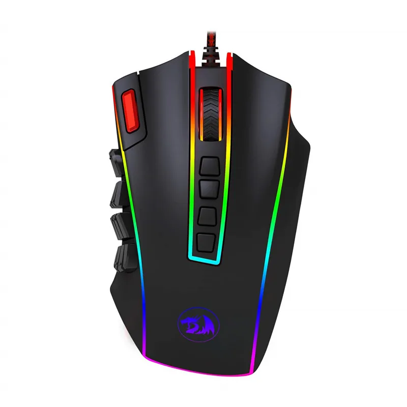Лазерная игровая мышь Redragon M990 LEGEND с программируемыми кнопками 24000 DPI эргономичный