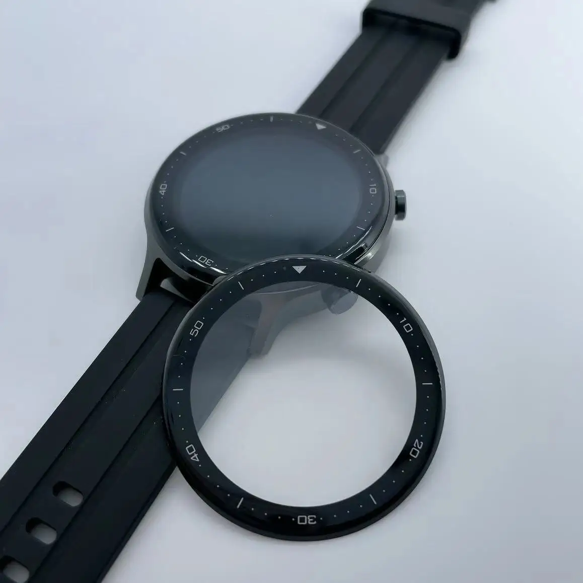 Мягкая прозрачная защитная пленка для Realme Watch S полная крышка экрана изогнутая |