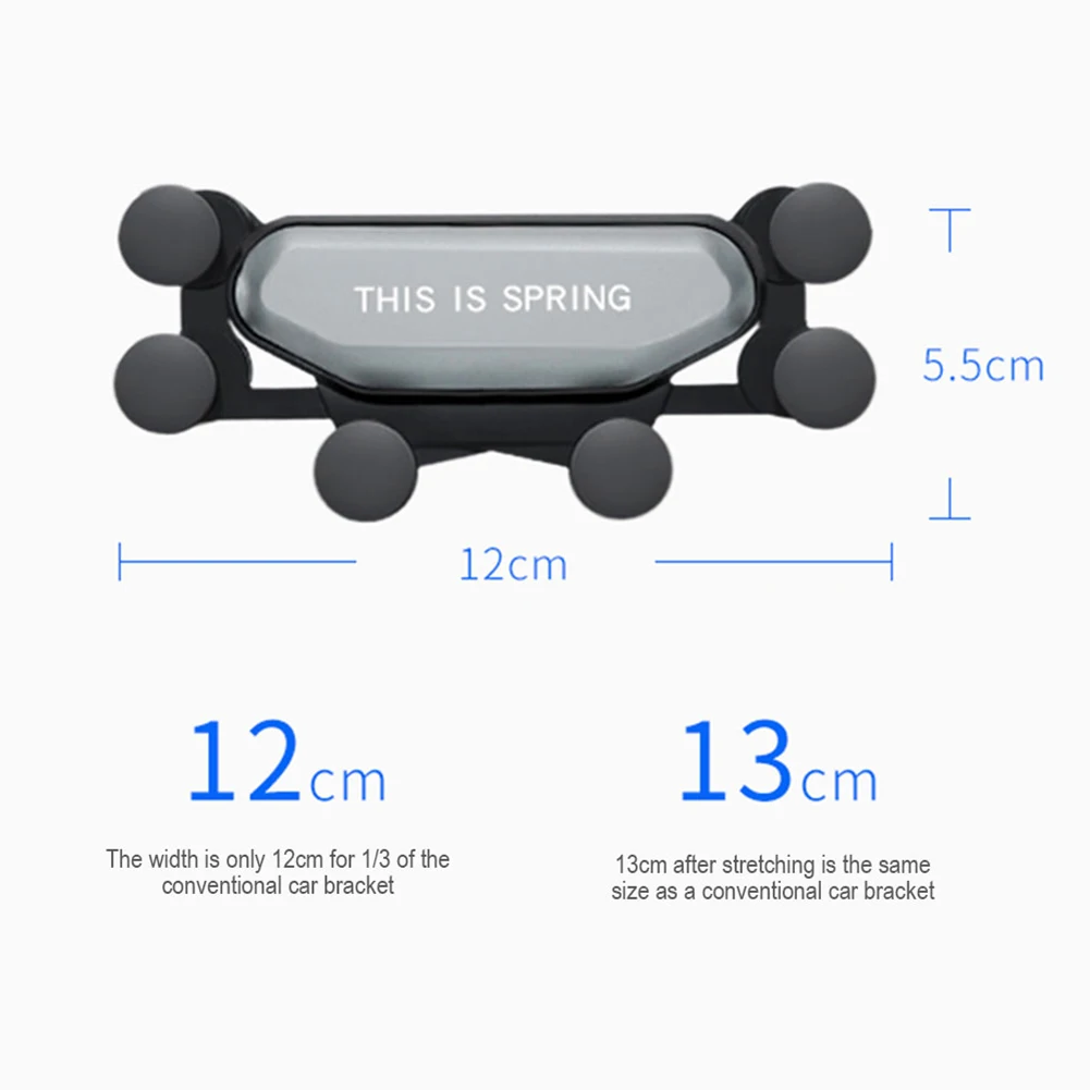 newest universal air vent car mount gravity auto grip car phone holder support for phone in car for iphone x samsung tablets free global shipping