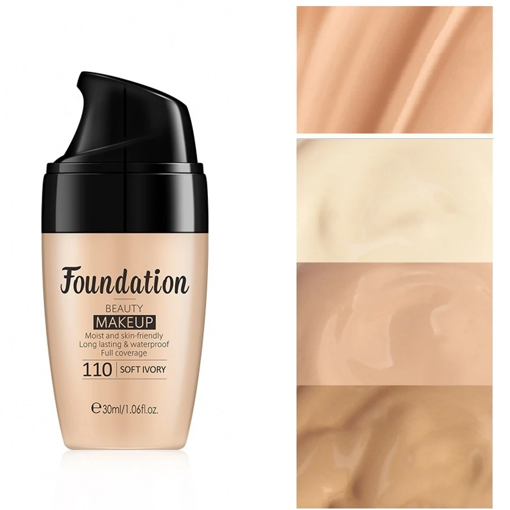 

30ml Makeup Base Face Liquid Foundation BB Cream Concealer Waterproof Brightening Paste Make Up Cosmetic