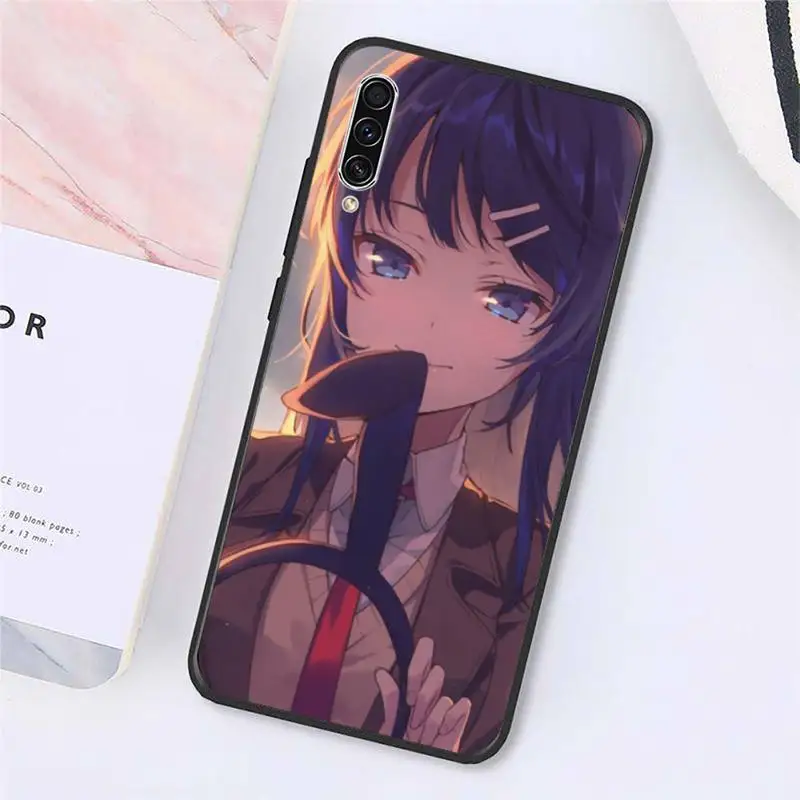 

Sakurajima Mai Japan anime Phone Cases For Samsung galaxy S 9 10 20 A 10 21 30 31 40 50 51 71 s note 20 j 4 2018 plus