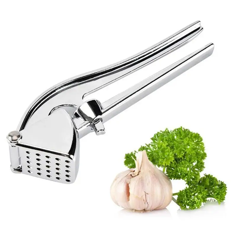 Прижим для чеснока из алюминиевого сплава Ручной пресс овощей имбиря кухонный