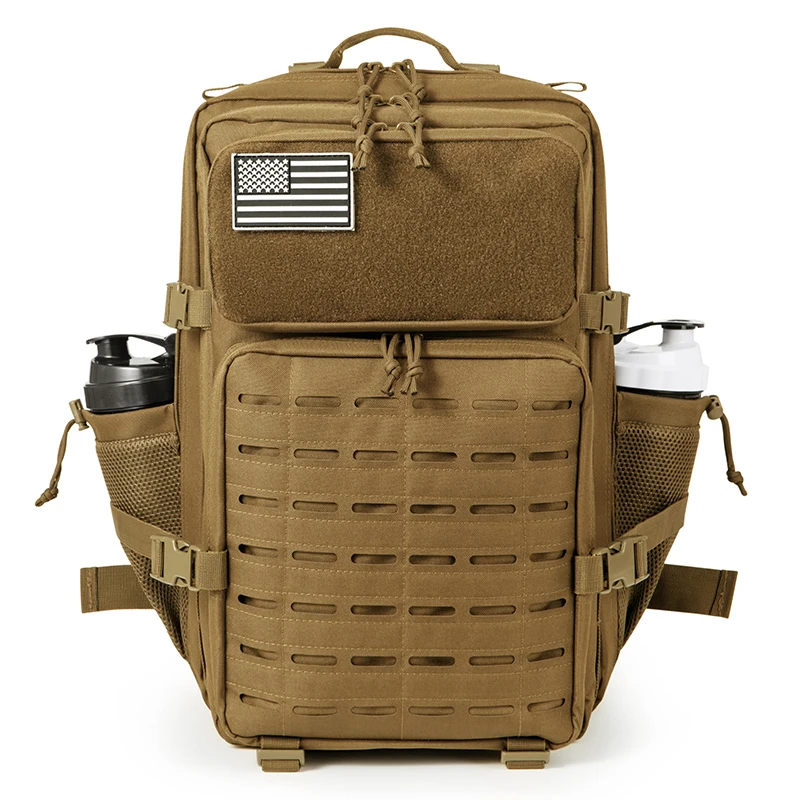 Goedkoop Outdoor Wandelen Rugzak Heks Fles Houder Tas Aanval Leger Rugzak Jacht Voor Vrouwen/Mannen 50L Militaire Tactische Rugzak