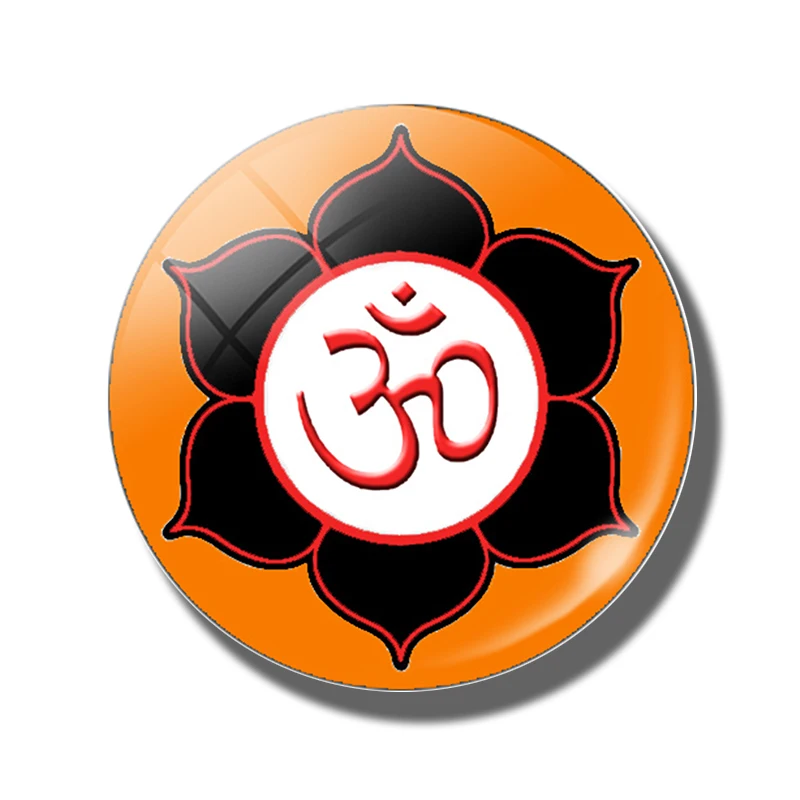 Магнит на холодильник символ йоги | Дом и сад