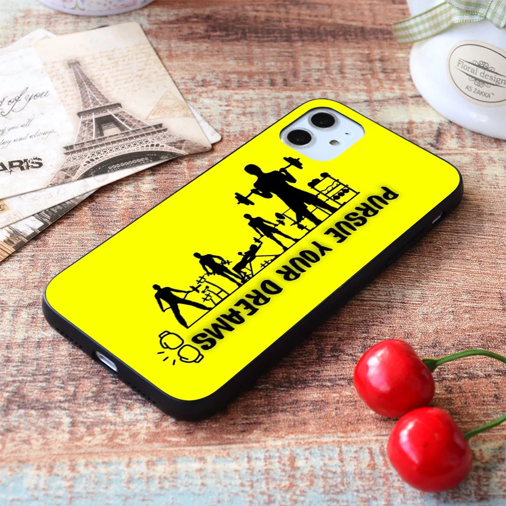 

For iPhone Be a goal crusher. soft TPU border Apple iPhone Case