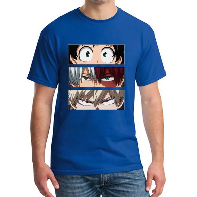 

My Hero Academy Funny Cartoon T-shirt Men Book No Hero Academy Anime T-shirt Himiko Toga Graphic T-shirt Hip Hop top Tees Man