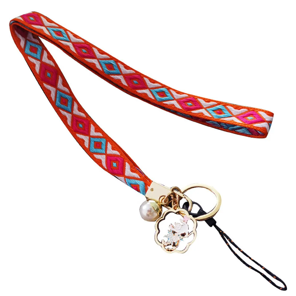 

Женские винтажные ботинки в китайском стиле Стиль ремешок для ключей ID карты съемный мобильный телефон ремешок Портативный затягивающей в...