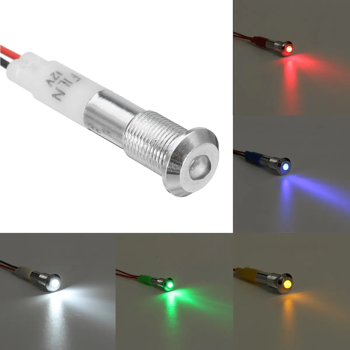 6 мм светодиодная лампочка освещения приборов панель тире предупредительный