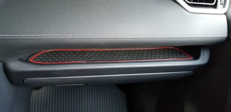 

LHD!! For Toyota RAV4 XA50 2018 2019 2020 Car Door Groove Gate Slot Cup Anti-Slip Mat Pads Kit Set 12*